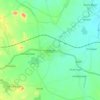 Mapa topográfico Metpalli, altitud, relieve