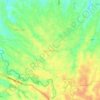 Mapa topográfico Tajur Halang, altitud, relieve