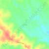Mapa topográfico Bi Dông, altitud, relieve