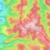 Mapa topográfico Bölling, altitud, relieve