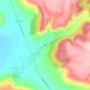 Mapa topográfico Ures, altitud, relieve