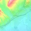 Mapa topográfico La Caramuca, altitud, relieve