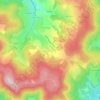 Mapa topográfico L'Aubépin, altitud, relieve