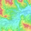 Mapa topográfico Bonmatí, altitud, relieve