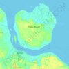 Mapa topográfico Pulau Rupat, altitud, relieve