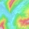 Mapa topográfico Le Clos, altitud, relieve