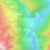 Mapa topográfico Le Grach Bas, altitud, relieve