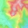 Mapa topográfico Data, altitud, relieve