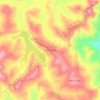 Mapa topográfico Phúc Thanh, altitud, relieve