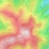 Mapa topográfico Kahlenwasen, altitud, relieve