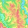 Mapa topográfico Les Granges, altitud, relieve