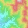 Mapa topográfico 장안리, altitud, relieve