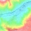 Mapa topográfico Girardota, altitud, relieve