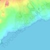 Mapa topográfico Urbanización El Guincho, altitud, relieve