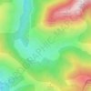 Mapa topográfico Iñarbegi auzoa, altitud, relieve