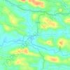 Mapa topográfico Pareekkanni, altitud, relieve