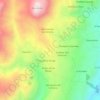 Mapa topográfico Cruz Loma, altitud, relieve