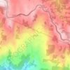 Mapa topográfico La Cima, altitud, relieve