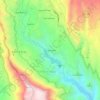 Mapa topográfico La Sorrueda, altitud, relieve