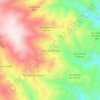 Mapa topográfico Chanchan Tiocajas, altitud, relieve
