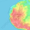 Mapa topográfico Marcanville, altitud, relieve