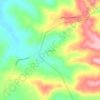 Mapa topográfico Guairacá, altitud, relieve