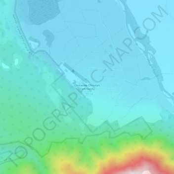 Mapa topográfico Gloriavale Christian Community, altitud, relieve