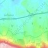 Mapa topográfico Budleigh, altitud, relieve