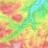 Mapa topográfico Vollem, altitud, relieve