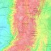 Mapa topográfico Llanura de Tunshi, altitud, relieve