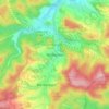 Mapa topográfico Wölfterode, altitud, relieve