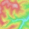 Mapa topográfico Tal, altitud, relieve