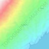 Mapa topográfico Bulagi Dua, altitud, relieve