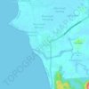 Mapa topográfico Lhok Nga, altitud, relieve