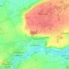 Mapa topográfico Le Manoir, altitud, relieve