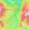 Mapa topográfico Puyvalador, altitud, relieve