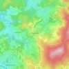 Mapa topográfico Propières, altitud, relieve