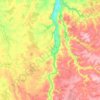 Mapa topográfico 86150, altitud, relieve