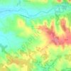 Mapa topográfico Saint-Martin-de-Villeréal, altitud, relieve