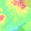 Mapa topográfico La Bodera, altitud, relieve