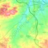 Mapa topográfico Aldeatejada, altitud, relieve