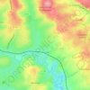 Mapa topográfico Haussez, altitud, relieve