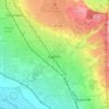 Mapa topográfico Layton, altitud, relieve