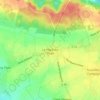 Mapa topográfico La Haye-du-Theil, altitud, relieve