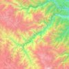 Mapa topográfico Provincia Muñecas, altitud, relieve