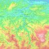 Mapa topográfico Río Sella, altitud, relieve