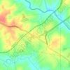 Mapa topográfico Whitmire, altitud, relieve