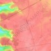 Mapa topográfico Gauville, altitud, relieve