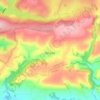 Mapa topográfico Skilgate, altitud, relieve