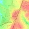 Mapa topográfico городское поселение Пристень, altitud, relieve